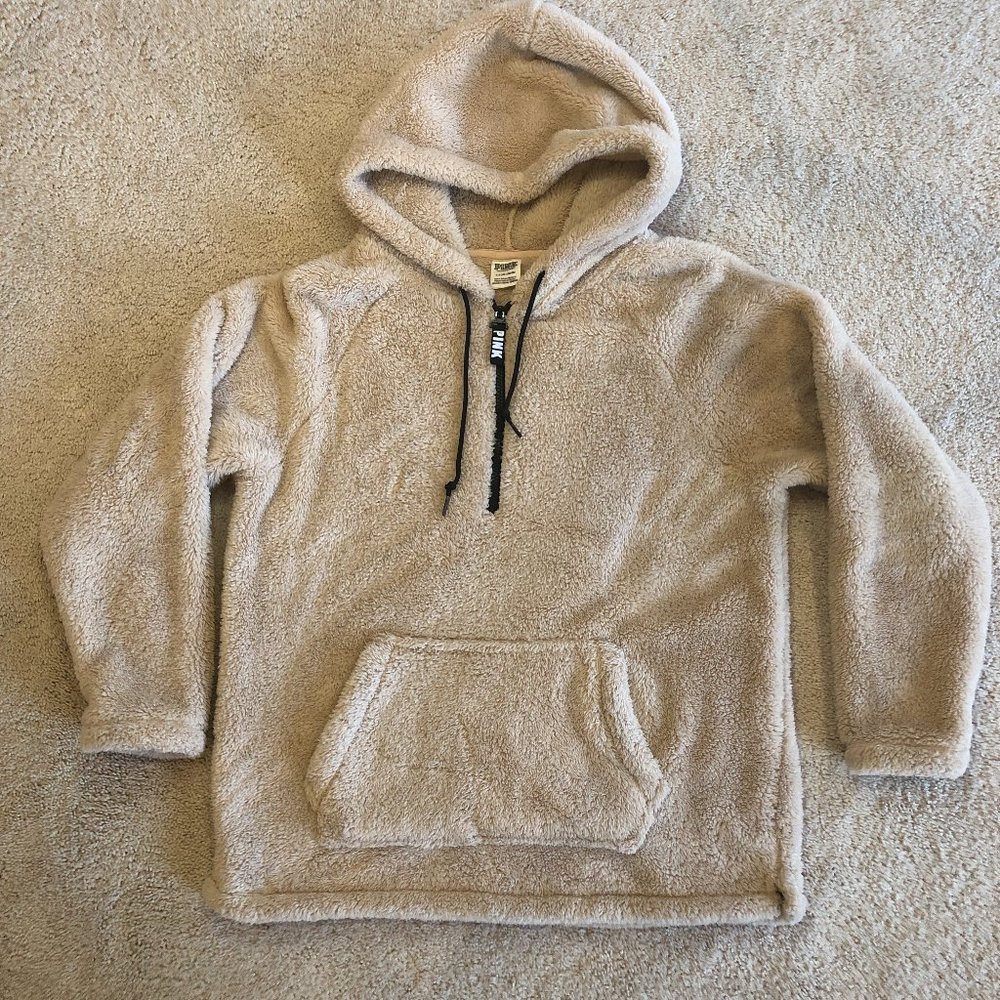 NWOT Victoria’s Secret PINK POLAR FLEECE PULLOVER